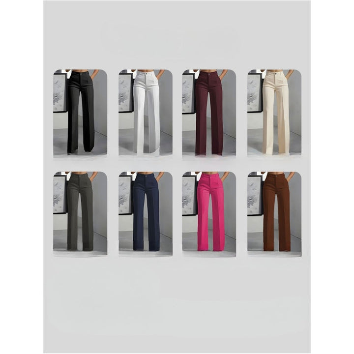 Linaya - Pantalones De Traje de Cintura Alta