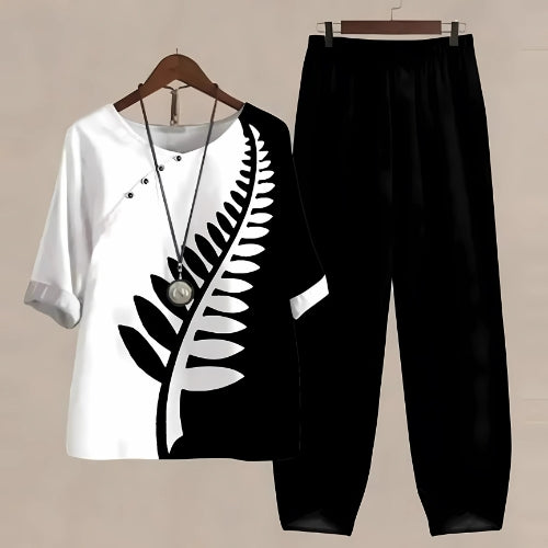 Raquel - Cómodo Conjunto de Dos Piezas